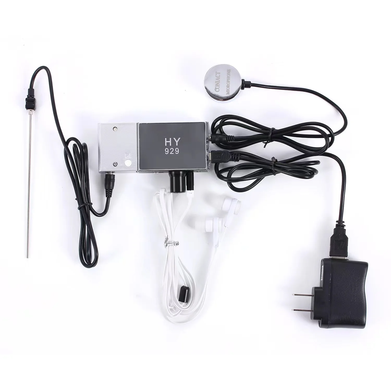 Детектор утечки воды HY929 F999R для прослушивания водяных труб, детектор утечки наружной трубы для подогрева пола и ремонта автомобиля