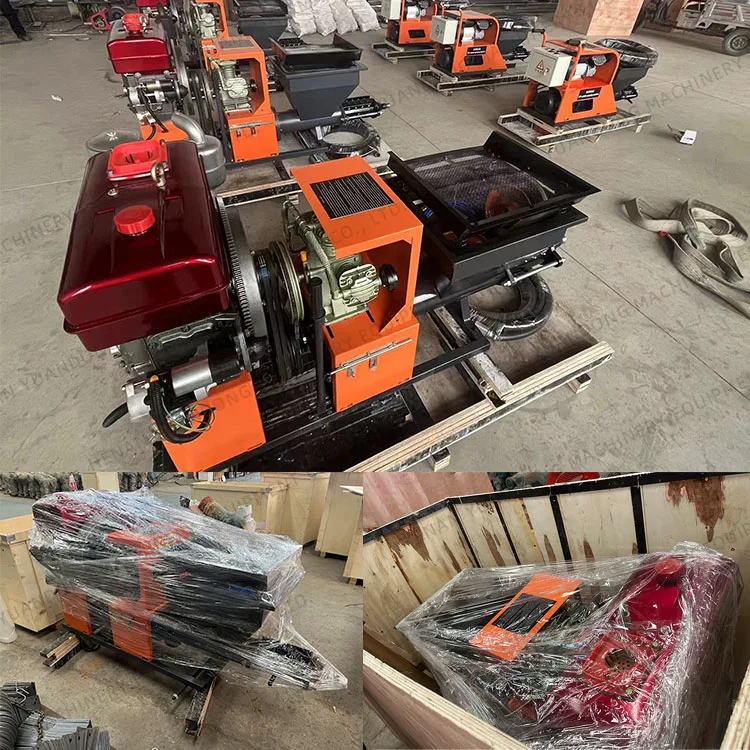 311 220V Concrete Mortar Injection Machine Automatic Mortar Gypsum Cement Wall Plaster Machine Mortar Spray Machines