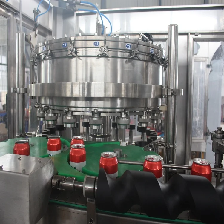 
Gas Water Soft Drink Redbull Bottle Filling Machine For Carbonated Beverage 