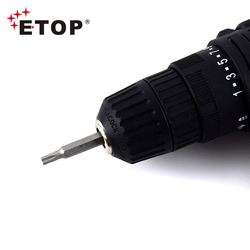 ETOP  Professional Power Tool Wholesale   18v  Power tTools Kit Electric Drill Hand Tool nail Kit