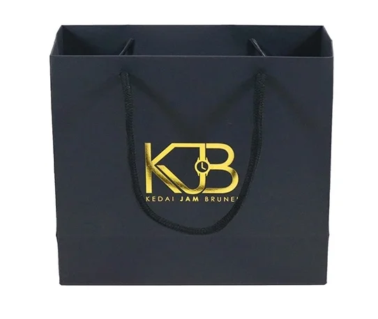 Exquisite gift portable custom logo paper bag packaging gift box