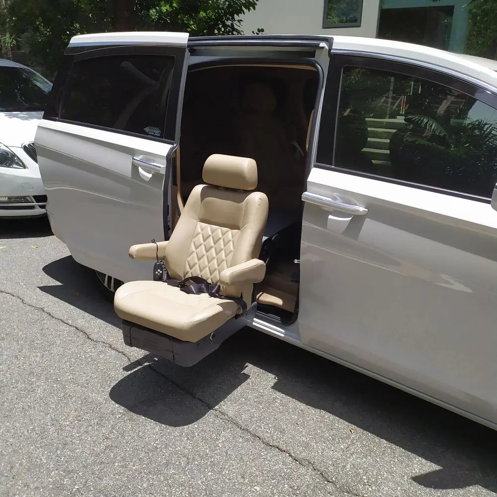 Disabled Handicap Electric Swivel Lifting Car Seats Turning Programmable Adjustable Auto Seat for Van MPV SUV Loading 150KG