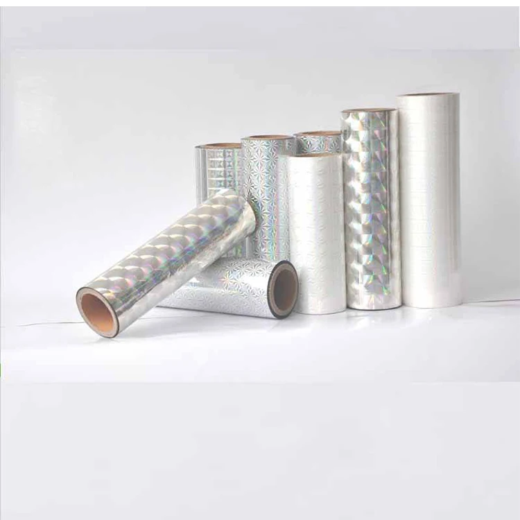 20 Micron Plastic BOPP Thermal Holographic Cold Lamination Film A4