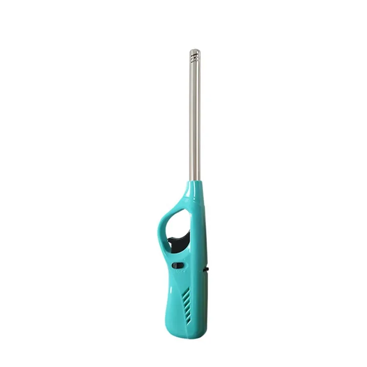  Long Candle Butane Stove BBQ Gas Lighter Wholesale plastic Electric Flame Refillable For Kitchen