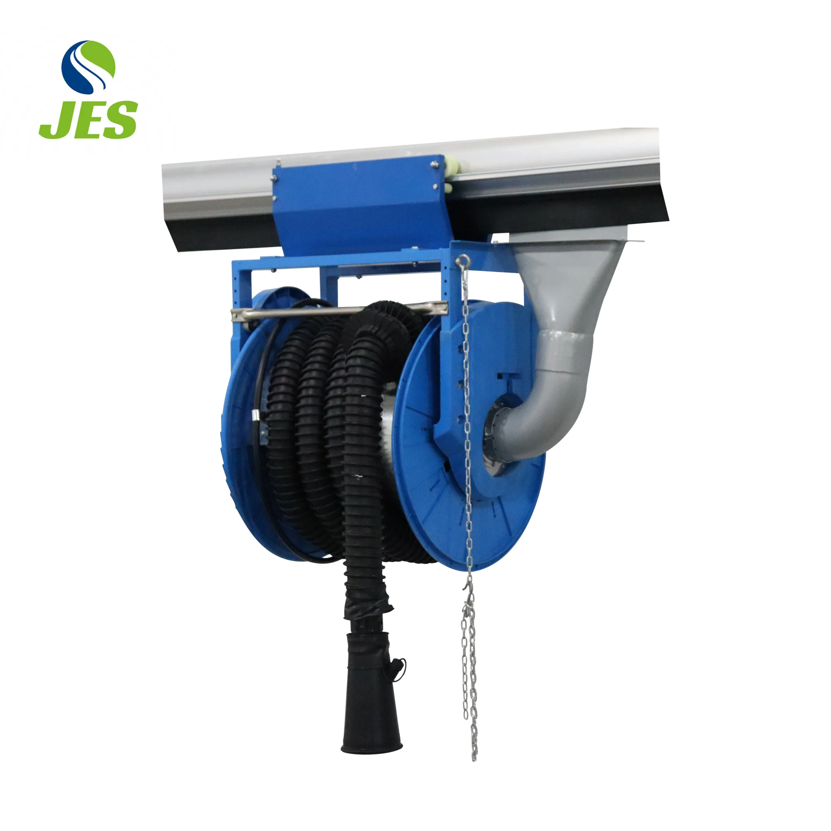 New Rail Sliding Trolley System with Fume Extraction for Drop Hose Hose Reel for Restaurants Construction Farm Retail Hotels