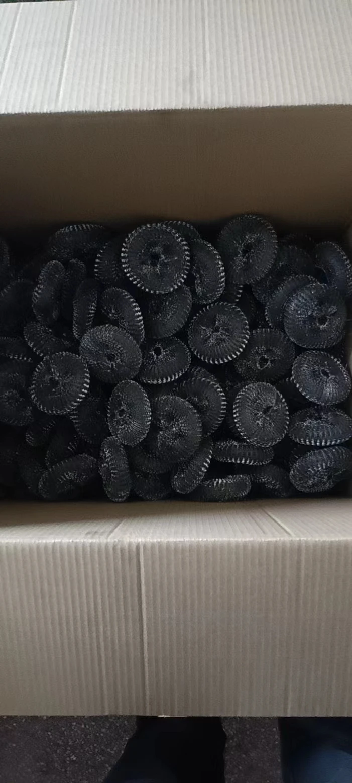 factory supplying stainless steel wire ball 0.13mm wire automatic scourer  spiral  wire ball kitchen cleaning scourer