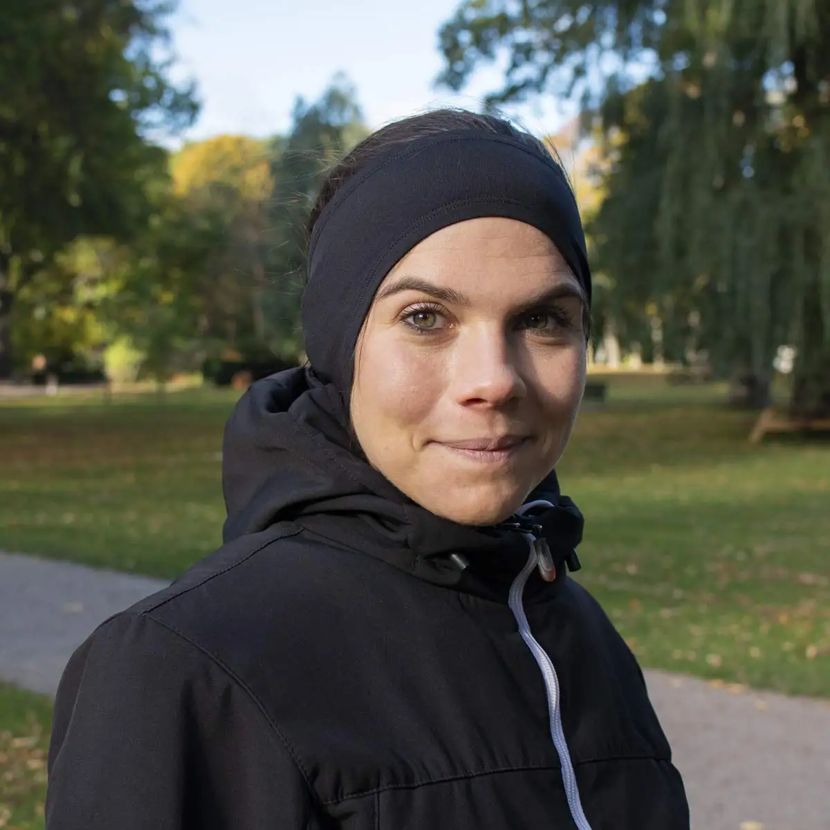 custom logo designer mens woman yoga sweat ear warmer elastic wide headband sports