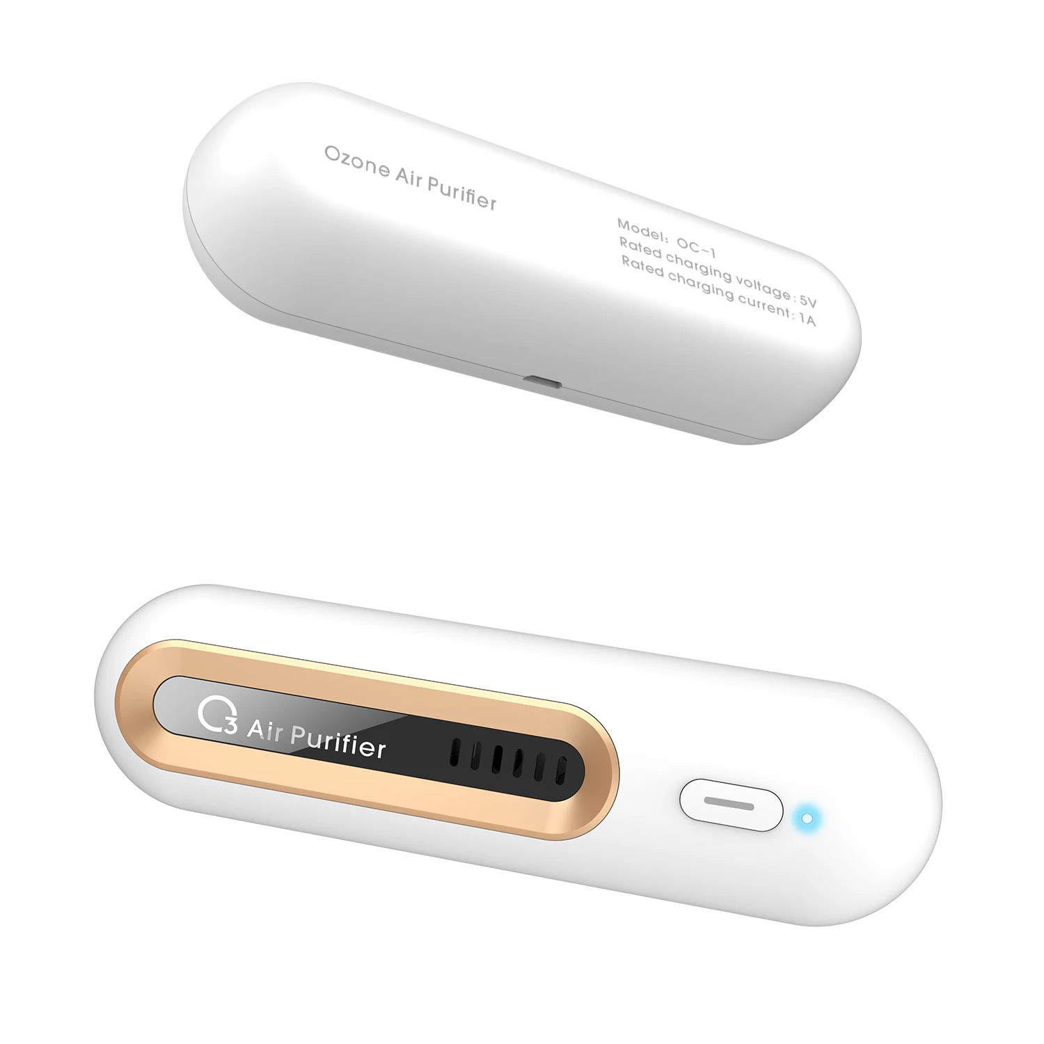 Home M9 Mini Ozone Generator Usb Air Deodorizer Sterilize Electric USB Rechargeable Ozone Refrigerator Deodorizer Air Purifier