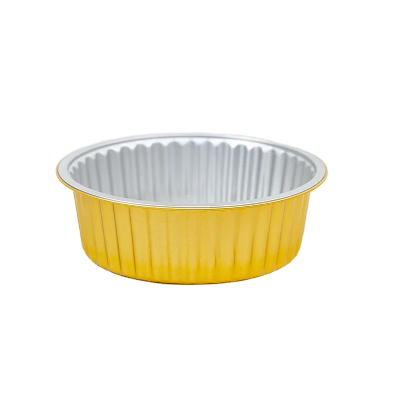 Heavy duty disposable foil baking tray/pan for food cooking sealing aluminum foil tray