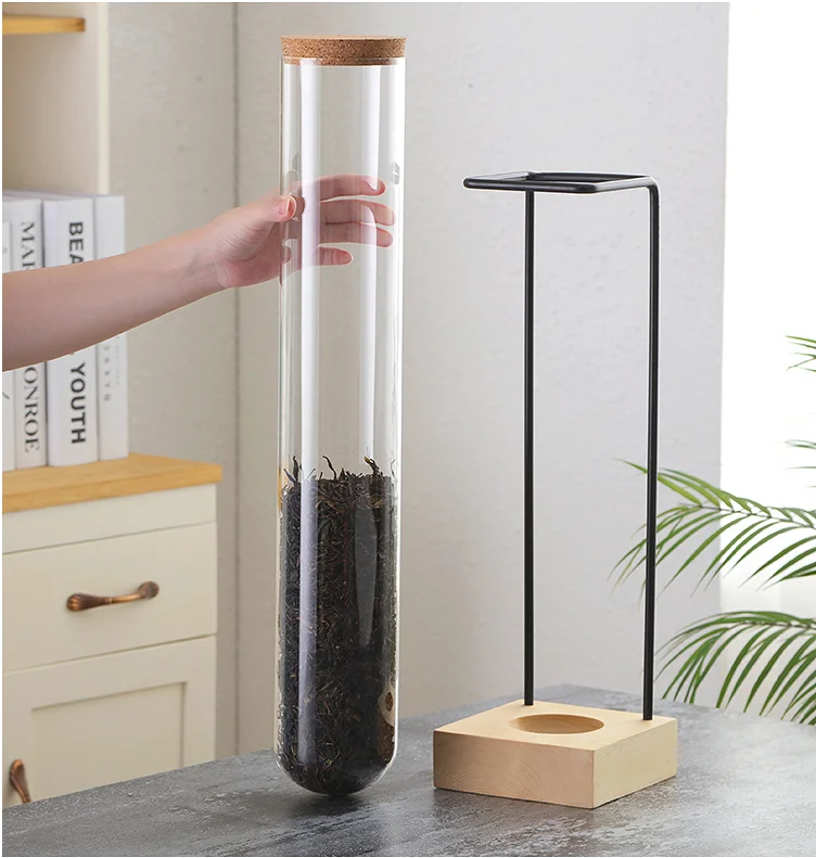 Glass Test Tube For Storing Tea Glass Food Storage Jar