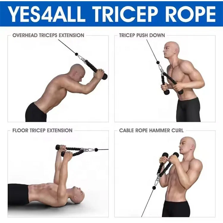 UNIQ Quality assurance Gym Cable Pull Down Tricep Rope