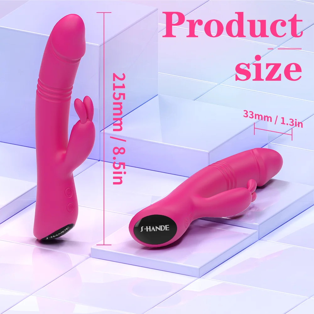S-HANDE vibradores handheld thrusting rabbit dildo 9 vibrator Clitoris G Spot stimulator masturbation rabbit vibrators for women