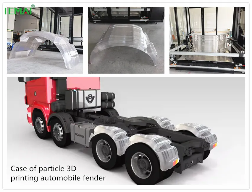 High Efficiency PETG PLA Pellet 3D Printer Machine Impresora 3D Continua For Sculpture Furniture