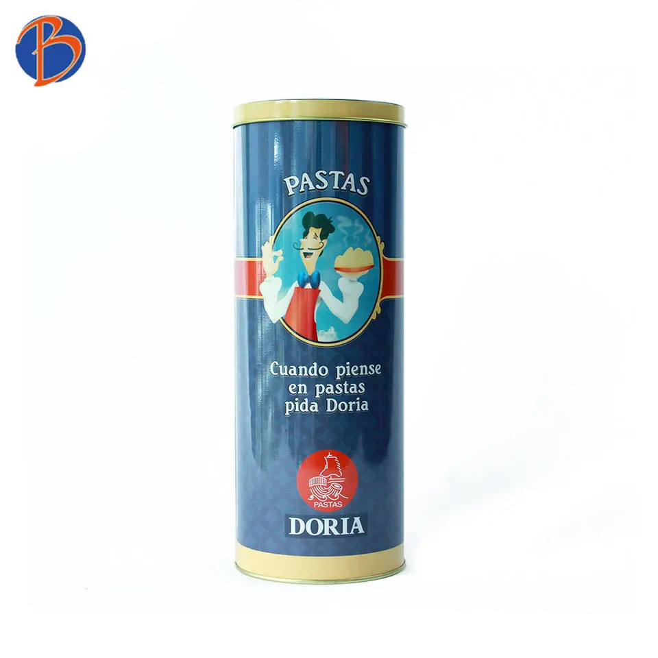 Цилиндрическая металлическая чайная банка Bodenda с