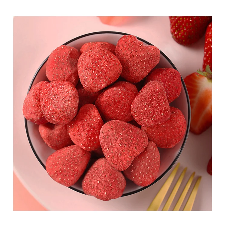 Wholesale FD Drying Fruit Dried Strawberry Snacks