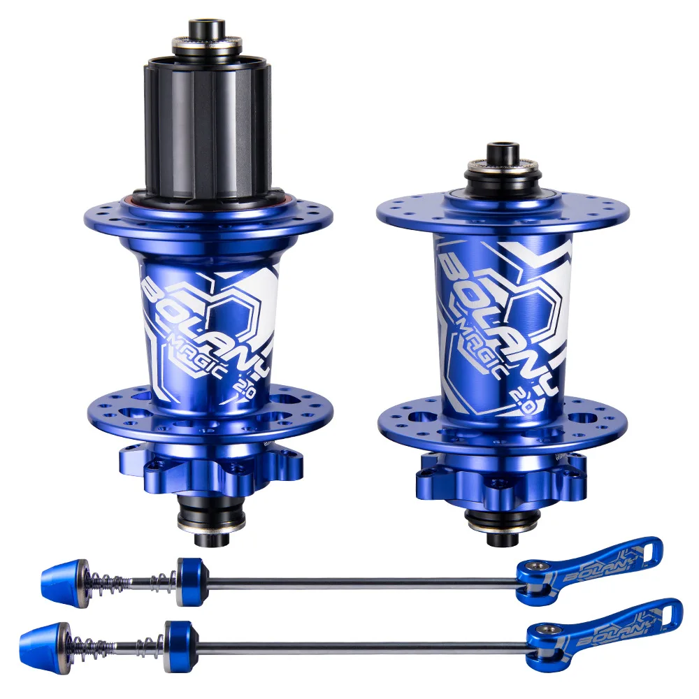 High Quality BOLANY Mountain Bike Hub Four Peilin Bearing Quick Release Disc Brake 6 Pawls 11 12 Speed Bicycle Hubs