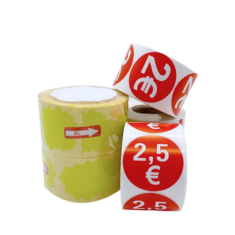 Product Label Sicker Barcode Printer Silicone Direct Thermal Label