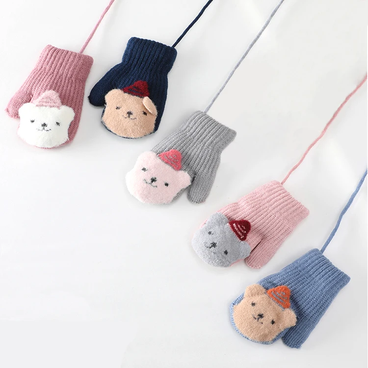 Зимние перчатки детские на заказ OEM ODM толстые теплые модные милые