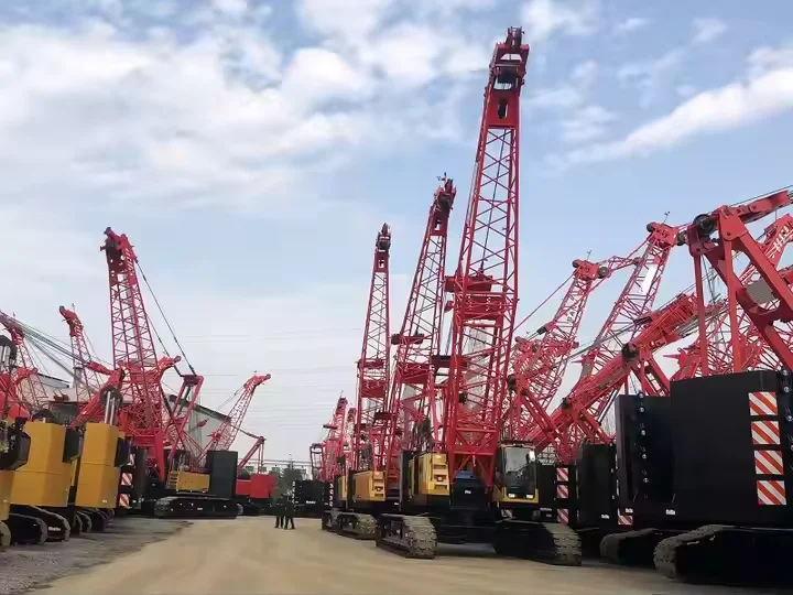 Skymard China Top Brand Top Quality 75 Ton Crawler Crane 57m Boom SCC750A-5 In Stock