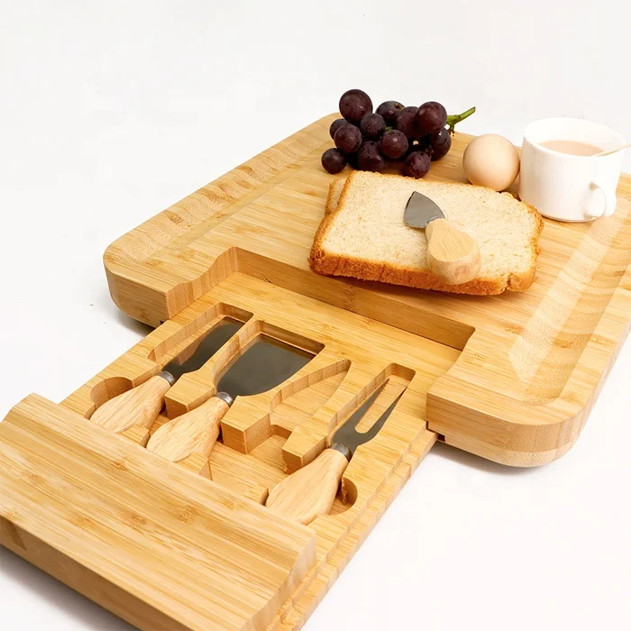 Wholesale Kitchen Tools Butter reused bamboo cheese board