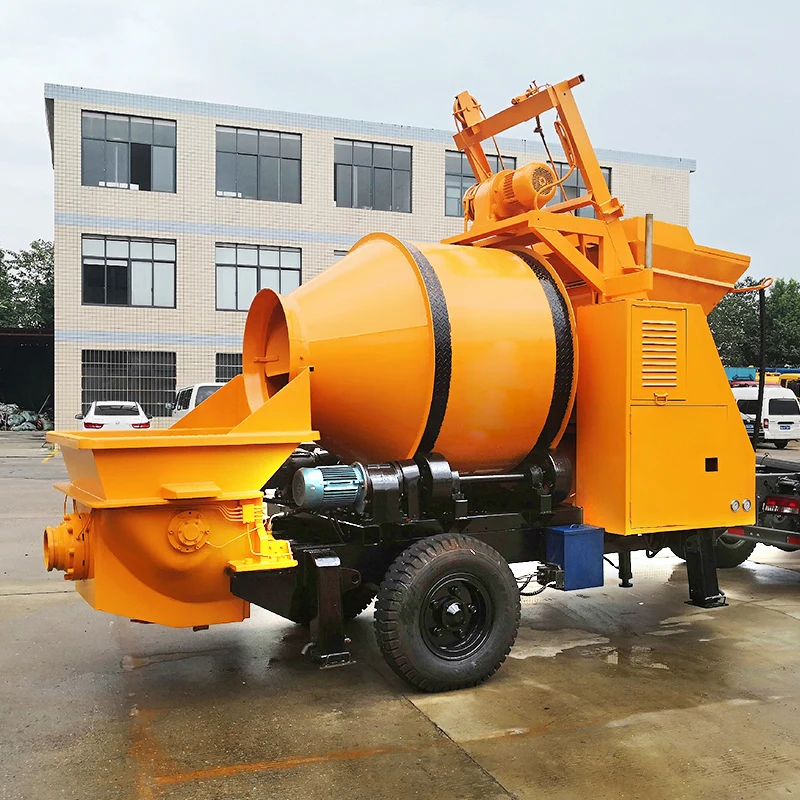 SongMao40 Mini Small Diesel/Electric Mobile portable concrete mixers pump