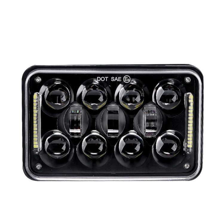 4X6 Square Led Headlight 12 Volt Parking Lights For Trucks Square Headlights Restoration Kit With High Low Beam