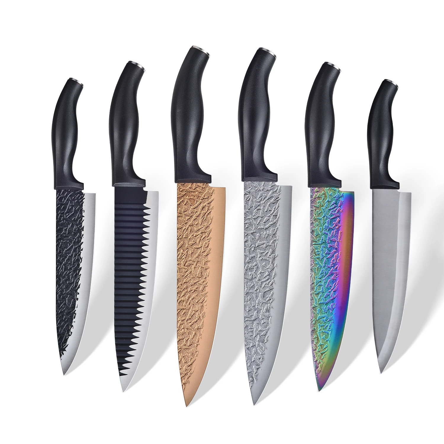 
Konoll Kitchen knife factory OEM 14PCS Kitchen knife set with wooden block chef knife gift box packing customized logo factory 