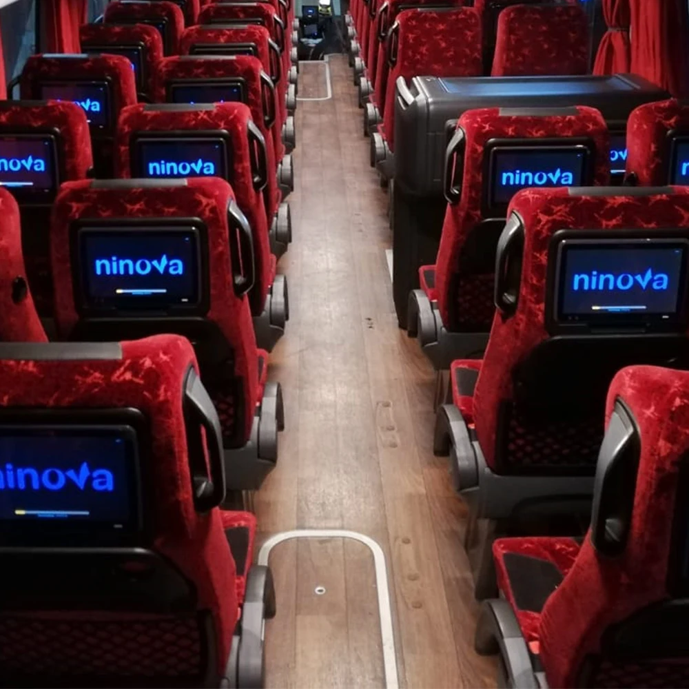 
Capasitive Bus VOD and Entertainment System 