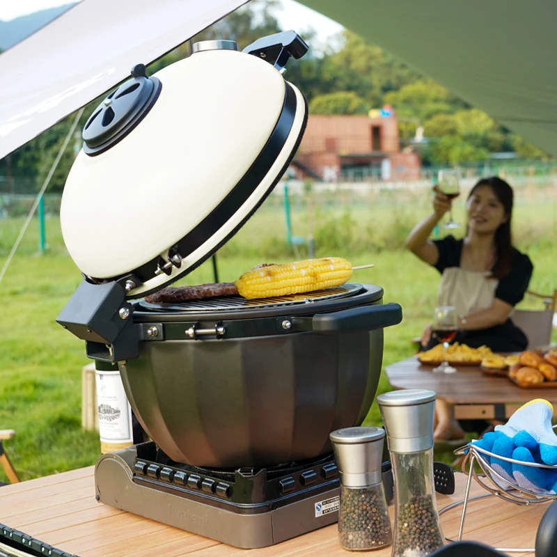 mini barbecue infrared china bbq grill meat beef steak portable barbecue grill with bbq gas burner and grille tool set