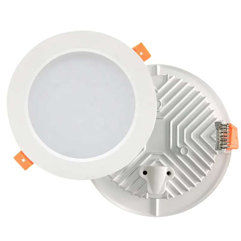 BLUESWIFT Tricolored 3 Colours Ce Recessed Plastic Ip44 10 Watts Ceiling Led Down Light