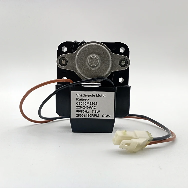 High Quality 220-240V 7.5W Refrigerator Evaporator Fan Motor Shaded Pole Motor