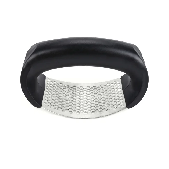 Wholesale multifunctional manual garlic press household kitchen universal compact portable stainless steel garlic press