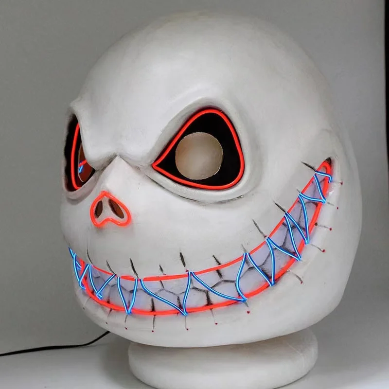 Glow Jack Mask Halloween Pumpkin Costume