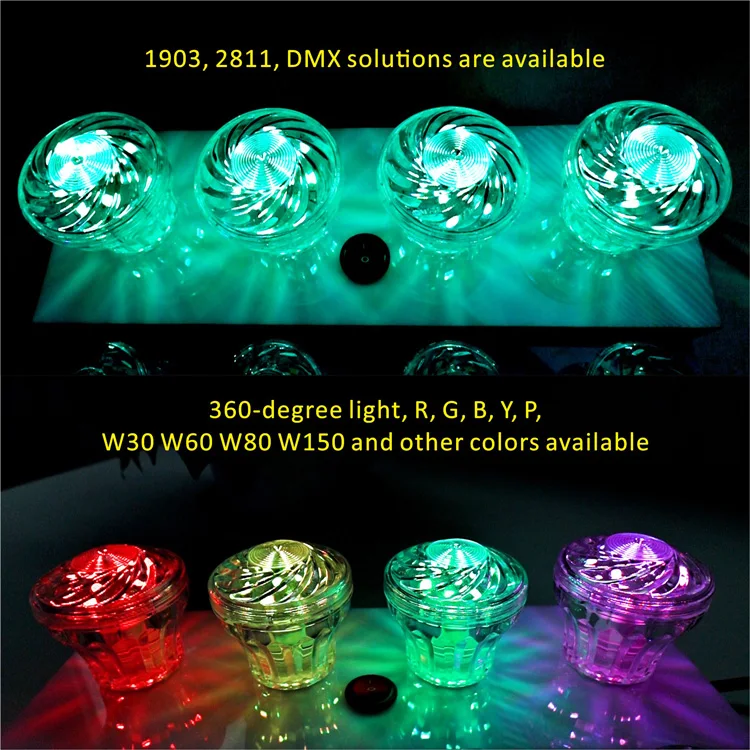Множественные цветные лампы 24 В светодиодная подсветка Rgb E10 E14 колеса обозрения для карнавала