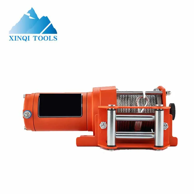 XINQI 12V 3500lb Electric Winch, ATV UTV Winch with Mounting Bracket/Wireless Remote Control for Towing ATV/UTV