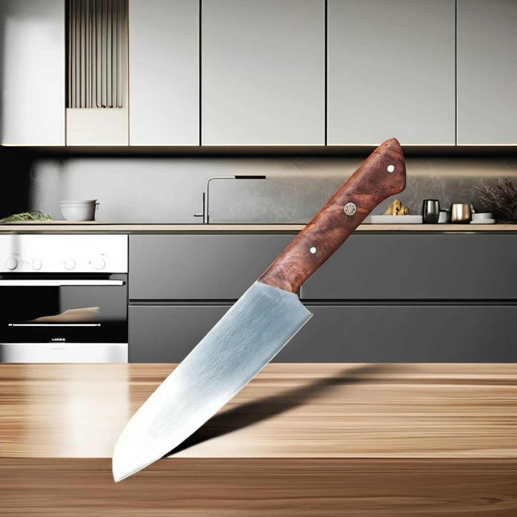 180mm 7inch Kitchen Chef Knife Austria M390 Powder Steel Handcrafted Japanese Santoku Knife CUSTOM All Kinds Of Blade Type