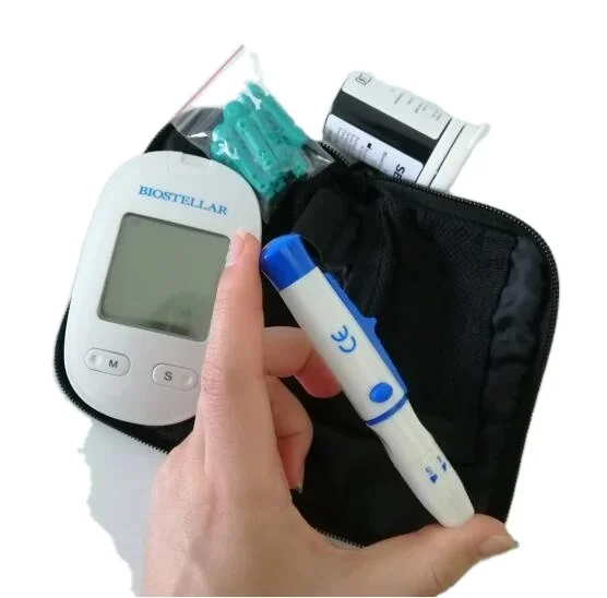 BIOSTELLAR 2021 Newest  Portable Blood Glucose Meter For Household blood glucose monitoring meter system