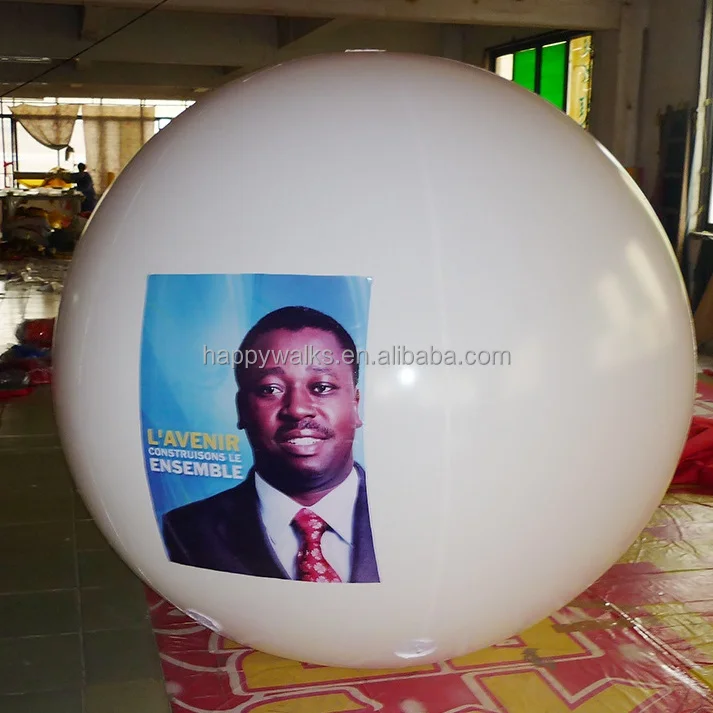 Popular Customized Advertising Inflatables round RC Blimp Airship Popular Outdoor helium Balloon Manufacturers in Sale