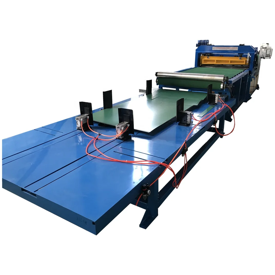 Cropping Shear Line Simple Cut to Length Machine Line Transverse Shear Line Customized 0-20m/min 0.5-3.0mm 15kw-22kw 65mm-85mm -