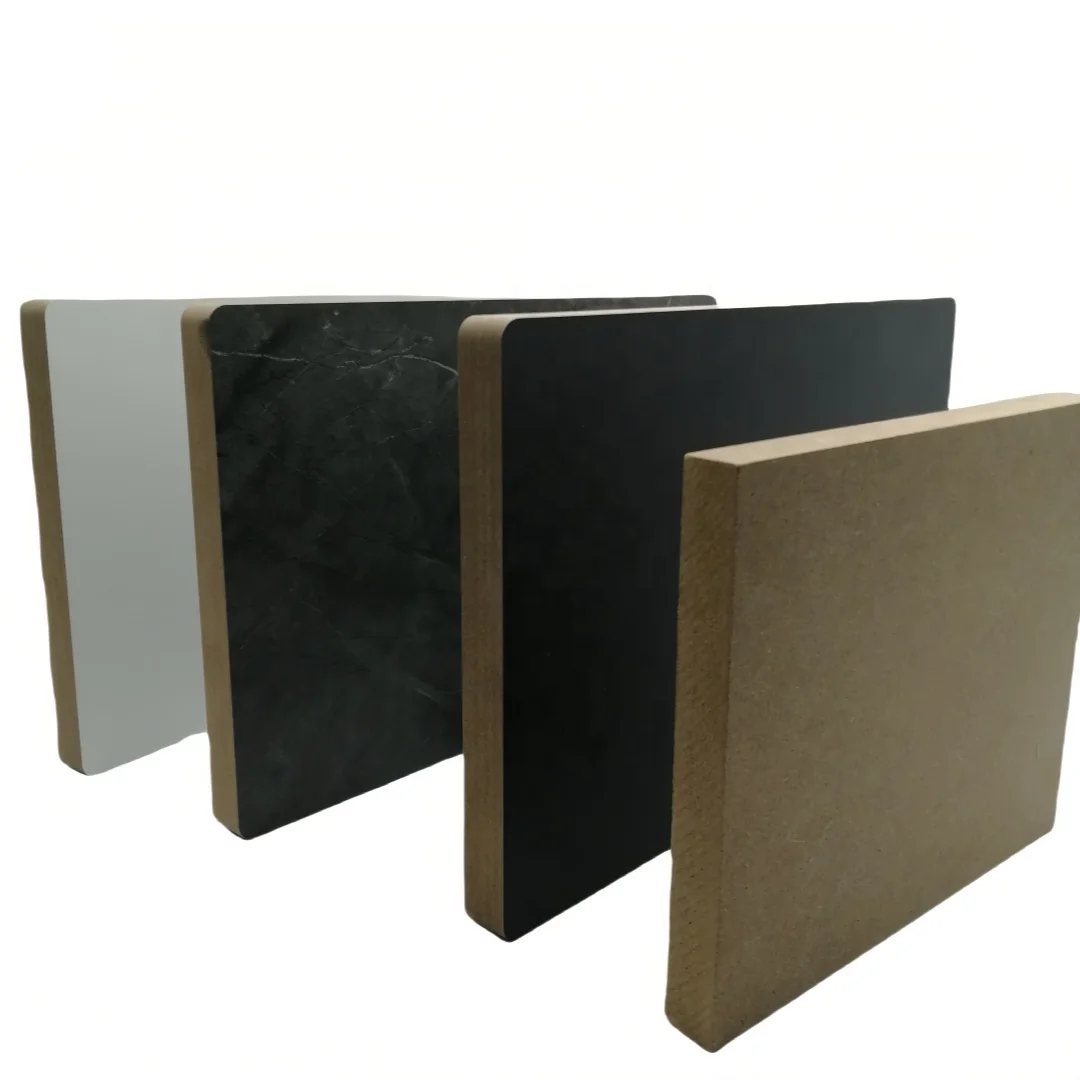 Cheap price 1220x2440mm melamine laminated medium density fiberboard wood fiber material