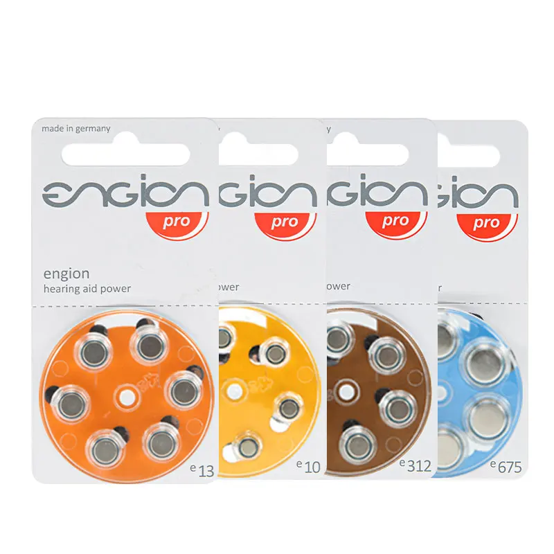 Engion A312 Zinc Air Battery botton cell  batteries  312 hearing aids