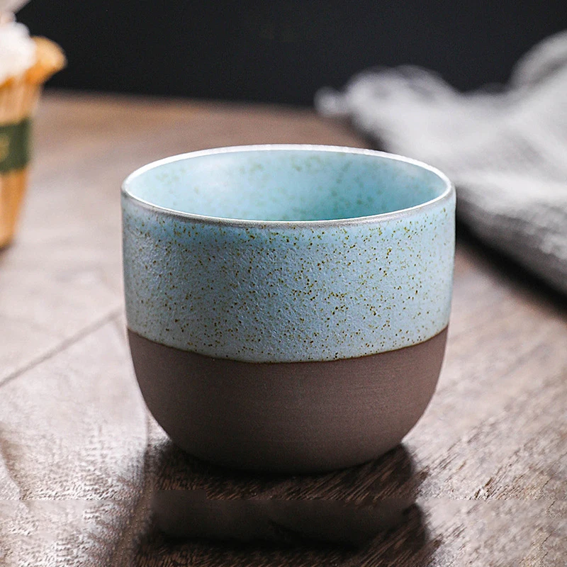 Vintage Ceramic Espresso Mug Creative Coffee Cups with Speckled Frosted Texture Coffee Mug