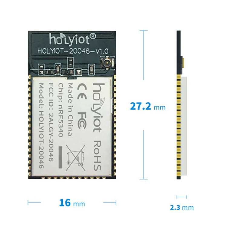 Nrf5340 Module Test Board Kits Usb Interface Adapter Blue Tooth To Uart Wireless Module Ble5.0 Ble5.1