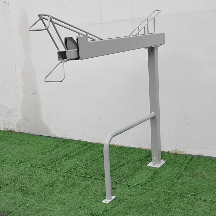 Two Tier Bike Rack Hot Dip Galvanized Double Decker Bike Parking Rack Double-tier Bike Storage