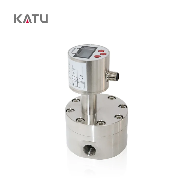 0.5% high precision gear hydraulic lubrication transformer oil fuel glue liquid flowmeter micro flow sensor