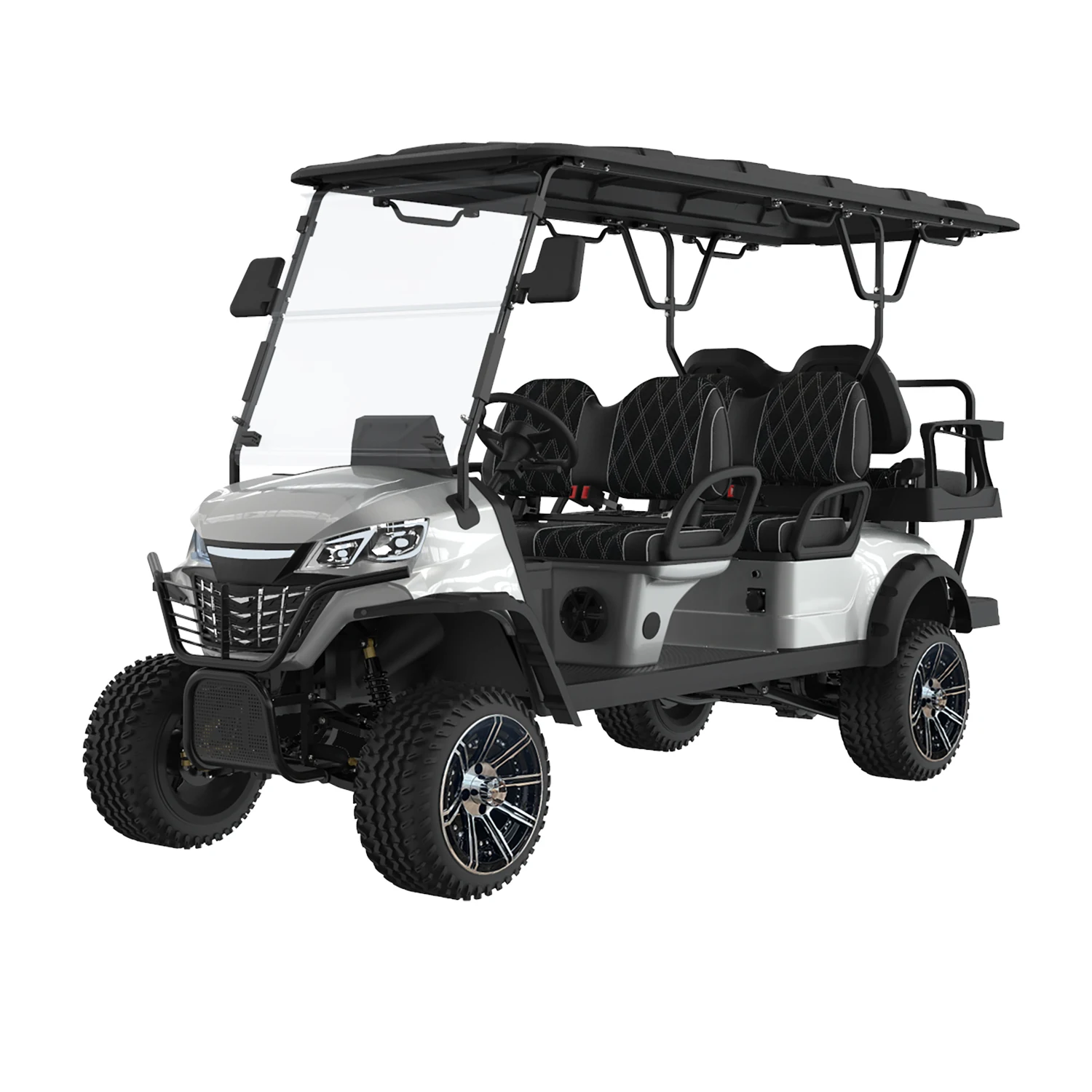 Street legal electric LSV golf cart,6 seater CE certificate Trojan Battery