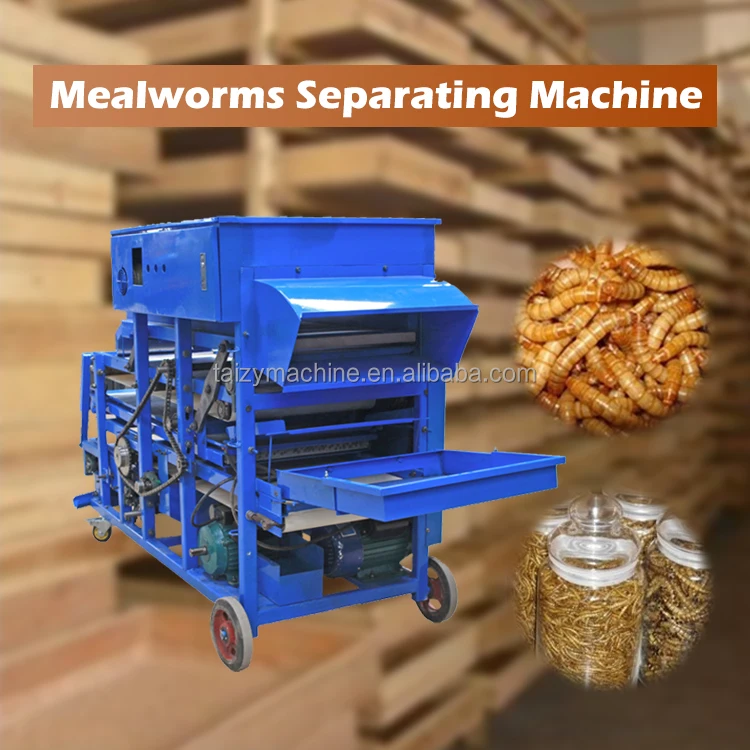 farm breeding needed mealworm sorting machine big small larva dead worm sand sorting machine