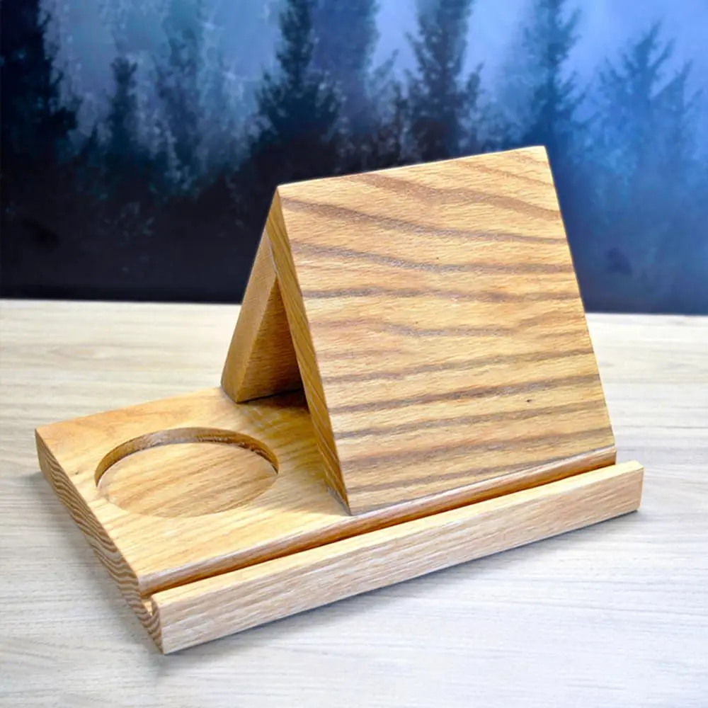hot Selling Wooden Small Bookshelf Multi Angle Tablet Stand Triangle Book Holder