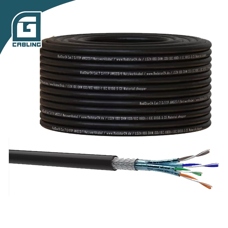 Gcabling High Speed waterproof Colorful cat6 cable 305m cater peller commscope cable cat6