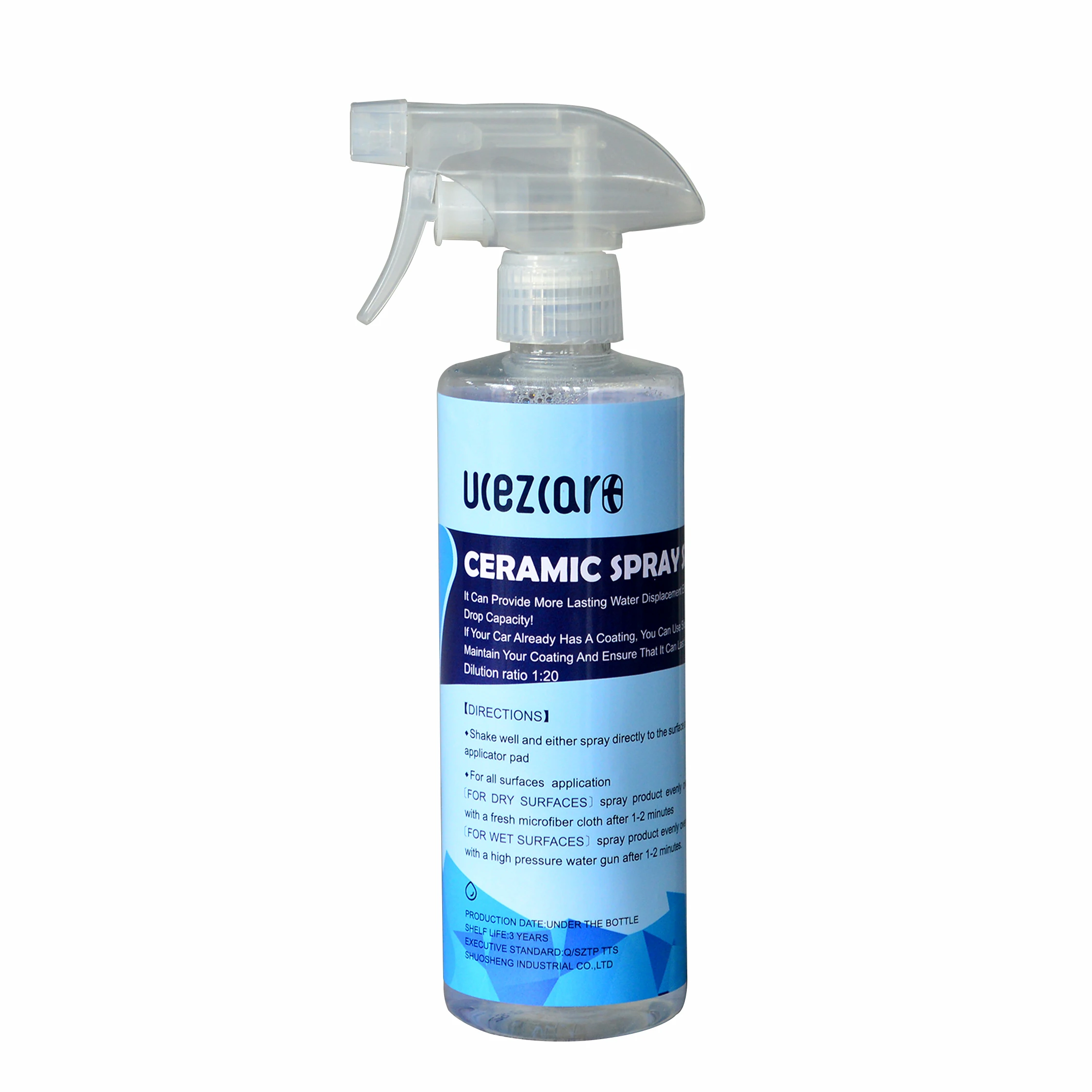 Powerful  UCEZCAR+ 1 GAL car care detailing supplies nano formula coating hydrophobic water repellent spray for cars